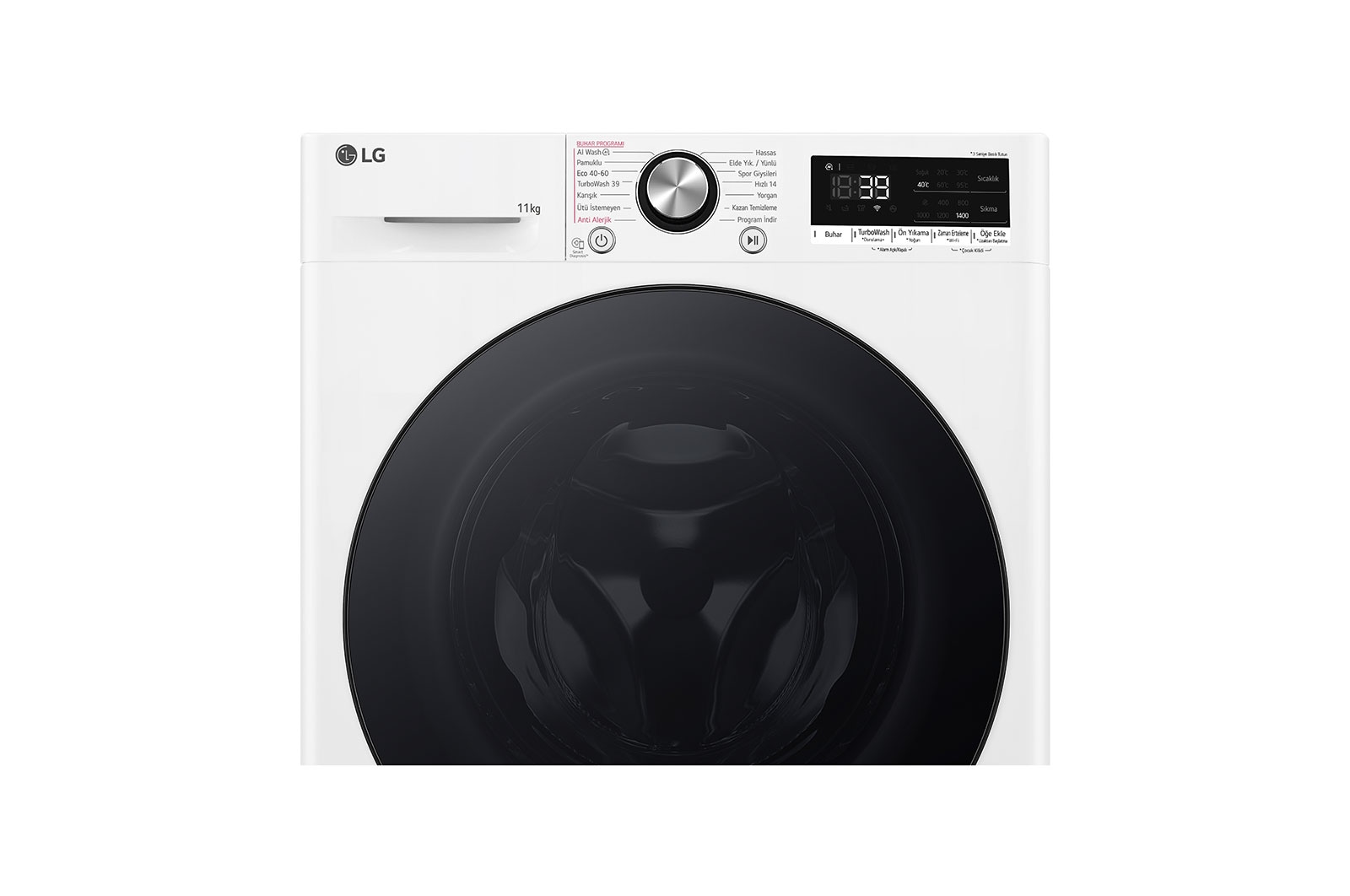 LG ?ama??r Makinesi | 6 Hareketli |  AI DD? | Wi-Fi | Buhar ?zellikli | Beyaz Renk, F4Y7EYWYW