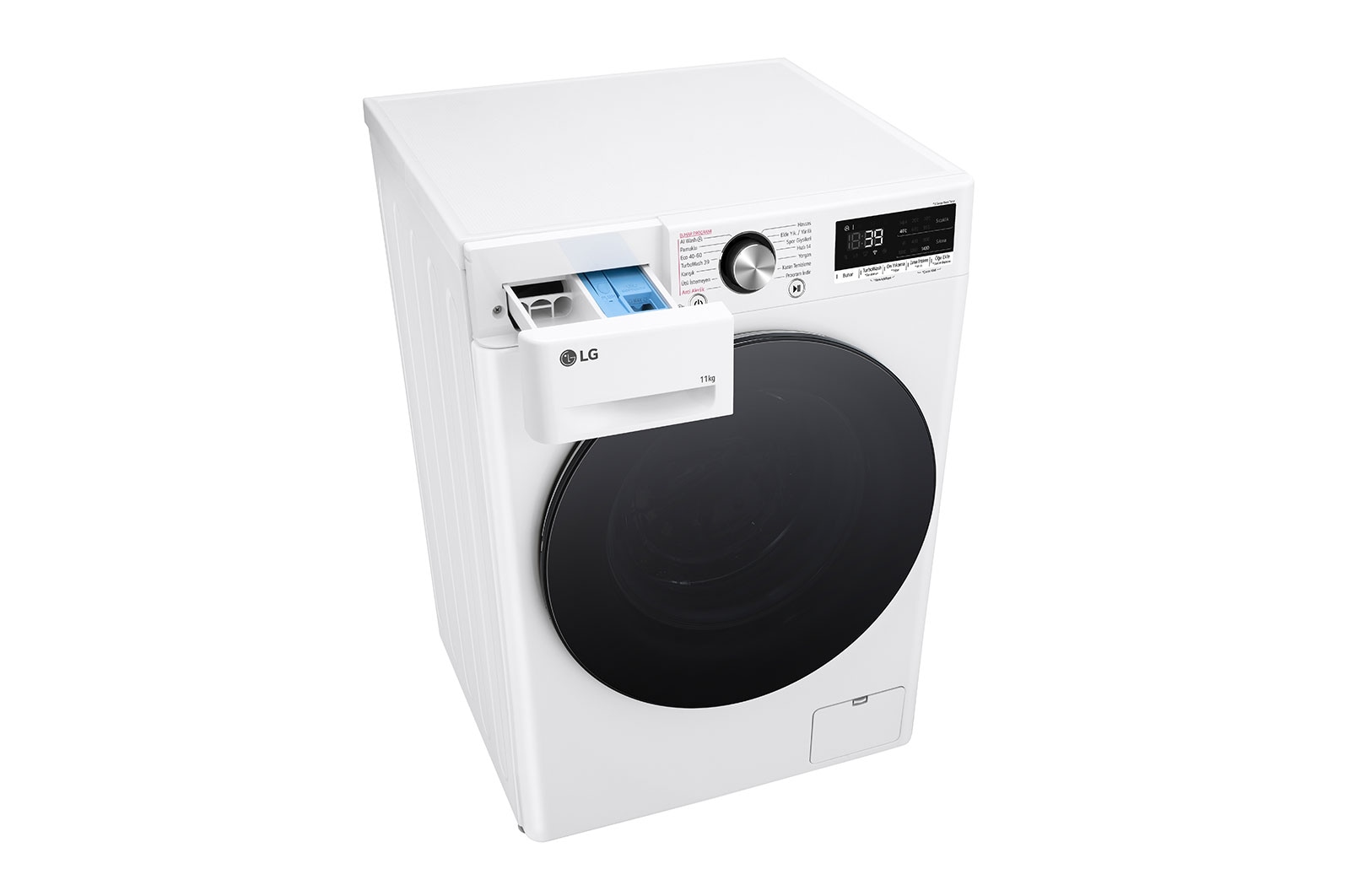 LG ?ama??r Makinesi | 6 Hareketli |  AI DD? | Wi-Fi | Buhar ?zellikli | Beyaz Renk, F4Y7EYWYW