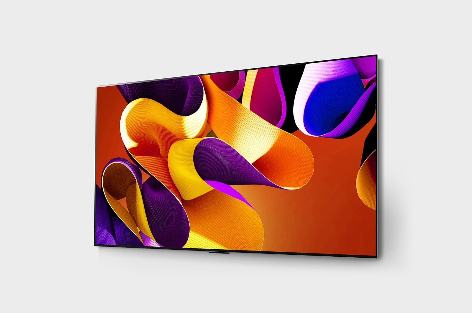 LG OLED evo TV, OLED G4’ün sola d?nük hafif a??l? g?rünümü