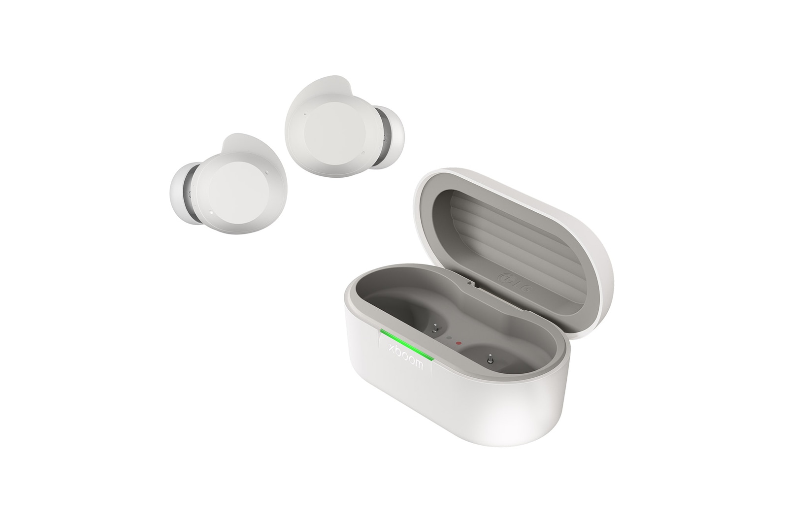 LG xboom Buds by will.i.am kulakl?klar?n ?nden g?rünümü | Bluetooth Kulakl?k | Grafen Sürücülü xboom ?mza Sesi | Beyaz Renk