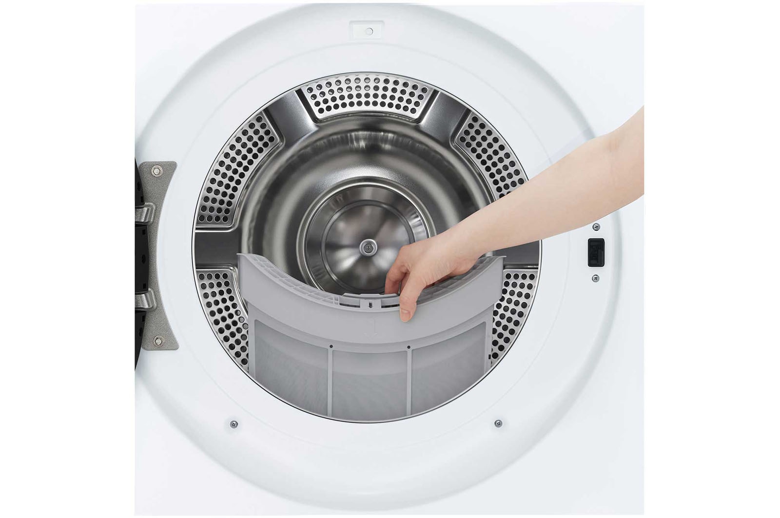 LG 20公斤雙迴轉變頻免曬衣乾衣機｜冰瓷白｜AI Dryer?, WR-20DW