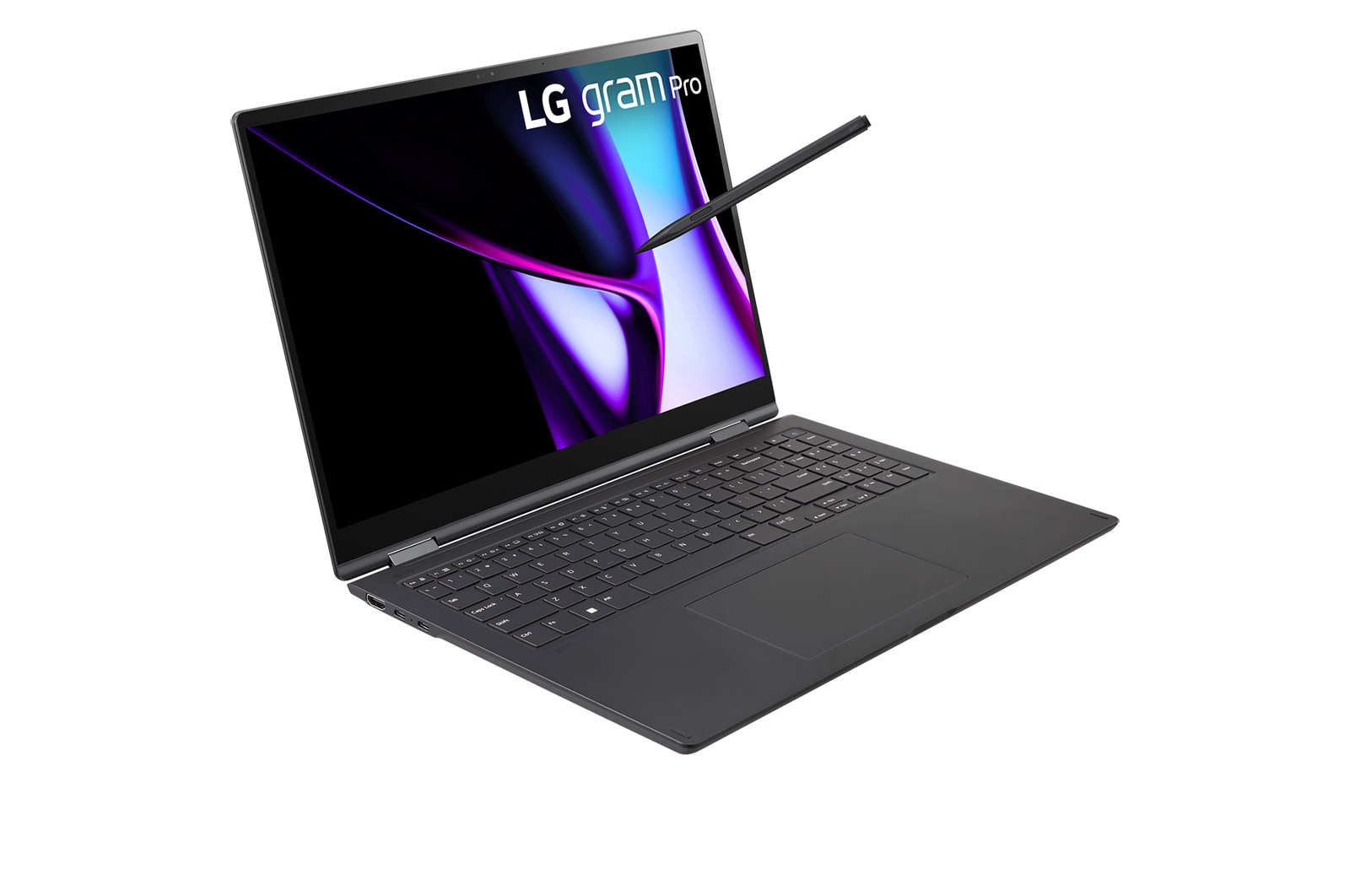 LG gram Pro 16'' Windows 11 Home 極致輕薄 2-in-1 AI 翻轉觸控筆電 - 曜石黑 (1TB / Intel<sup>?</sup> Core? Ultra 7 Evo), 16T90SP-K