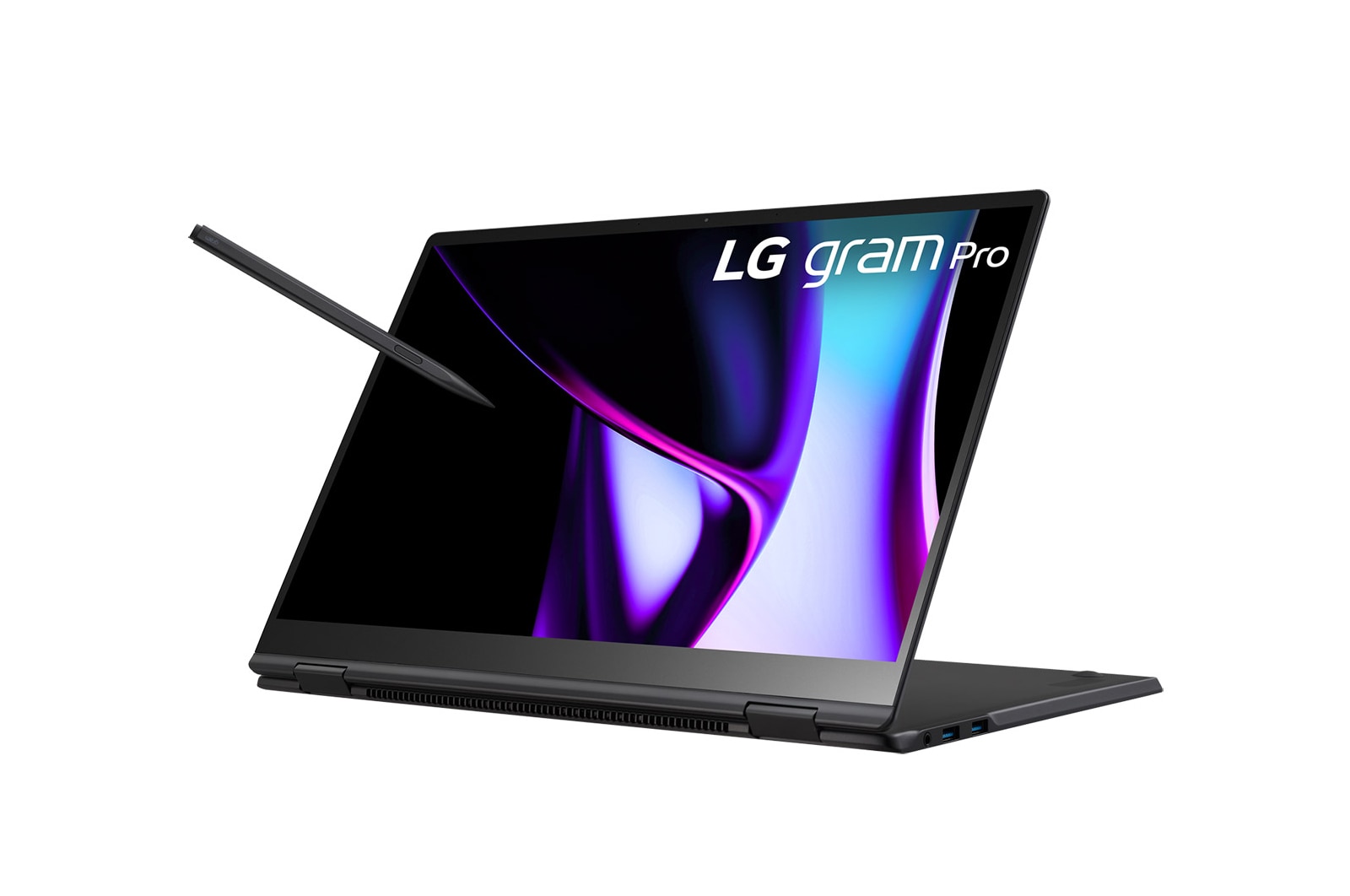 LG gram Pro 16'' Windows 11 Home 極致輕薄 2-in-1 AI 翻轉觸控筆電 - 曜石黑 (1TB / Intel<sup>?</sup> Core? Ultra 7 Evo), 16T90SP-K