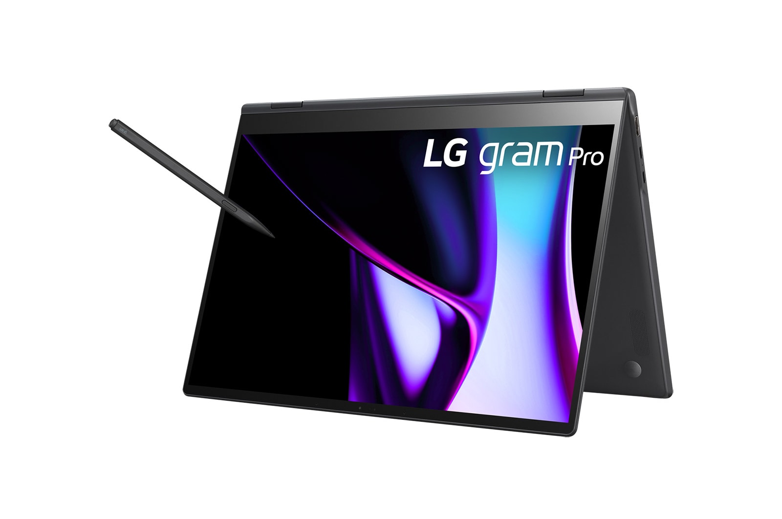 LG gram Pro 16'' Windows 11 Home 極致輕薄 2-in-1 AI 翻轉觸控筆電 - 曜石黑 (1TB / Intel<sup>?</sup> Core? Ultra 7 Evo), 16T90SP-K