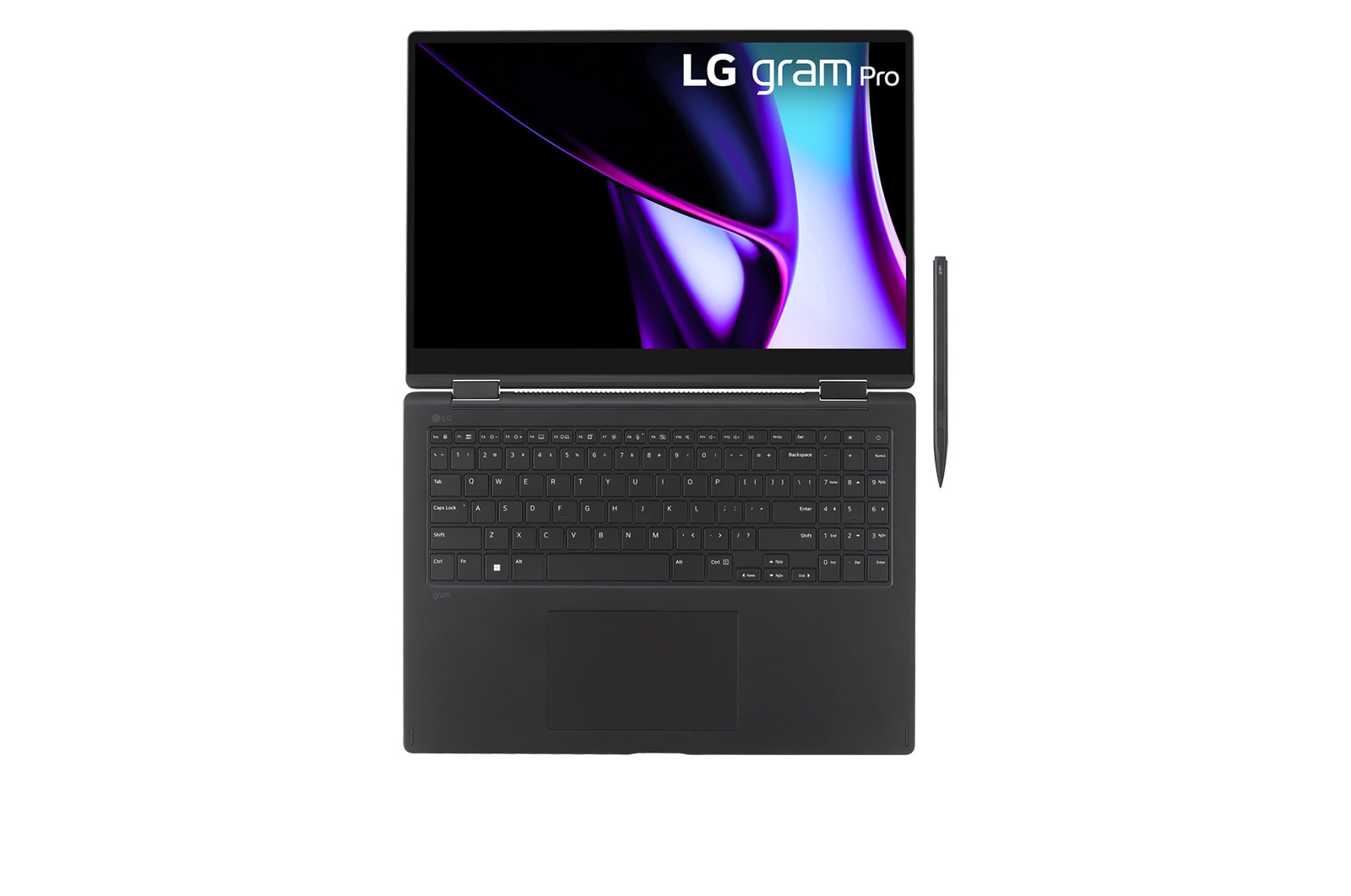 LG gram Pro 16'' Windows 11 Home 極致輕薄 2-in-1 AI 翻轉觸控筆電 - 曜石黑 (1TB / Intel<sup>?</sup> Core? Ultra 7 Evo), 16T90SP-K
