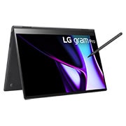 LG gram Pro 16'' Windows 11 Home 極致輕薄 2-in-1 AI 翻轉觸控筆電 - 曜石黑 (1TB / Intel<sup>?</sup> Core? Ultra 7 Evo), 16T90SP-K
