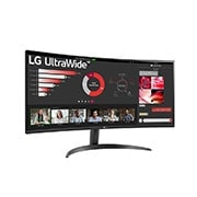 LG 34 吋 21:9 曲面 UltraWide? QHD (3440 x 1440) 多工作業螢幕, 34WR50QC-B