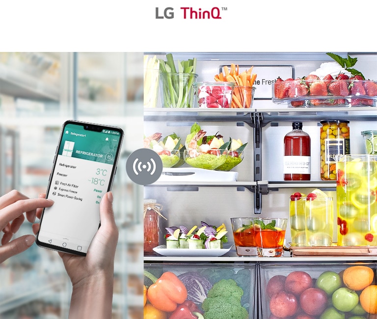 LG ThinQ?：隨時隨地掌控您的冰箱