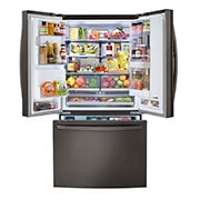 LG 821公升 InstaView? 敲敲看門中門冰球三門冰箱｜星夜黑, GR-QBFL87BS