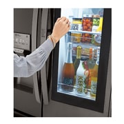 LG 821公升 InstaView? 敲敲看門中門冰球三門冰箱｜星夜黑, GR-QBFL87BS