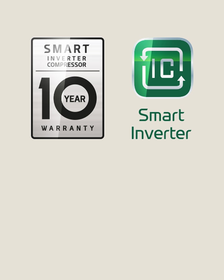 Smart Inverter Compressor? 智慧變頻壓縮機十年保固的圖片。
