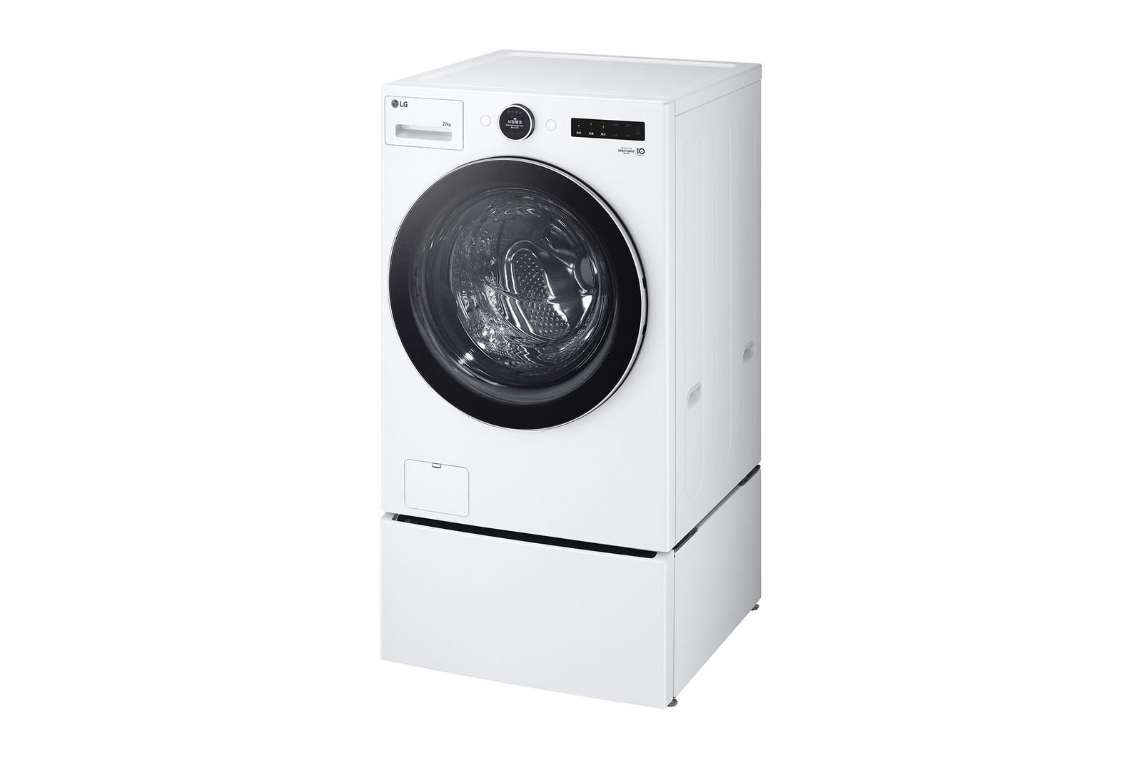 LG 洗22+2.5公斤 TWINWash 雙能洗｜冰瓷白｜蒸洗脫, TW22FWPT.S250HW