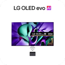 LG OLED evo AI 產品正面視角