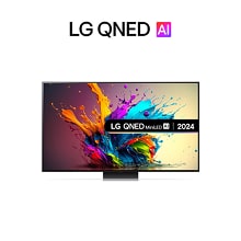 LG QNED AI 產品正面視角