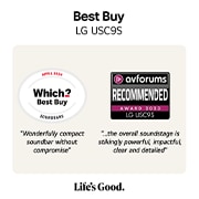 LG Soundbar for TV with Dolby Atmos 3.1.3 channel USC9S 2024, USC9S