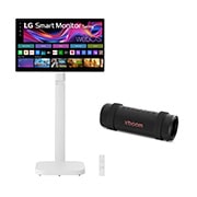 Front view with remote control