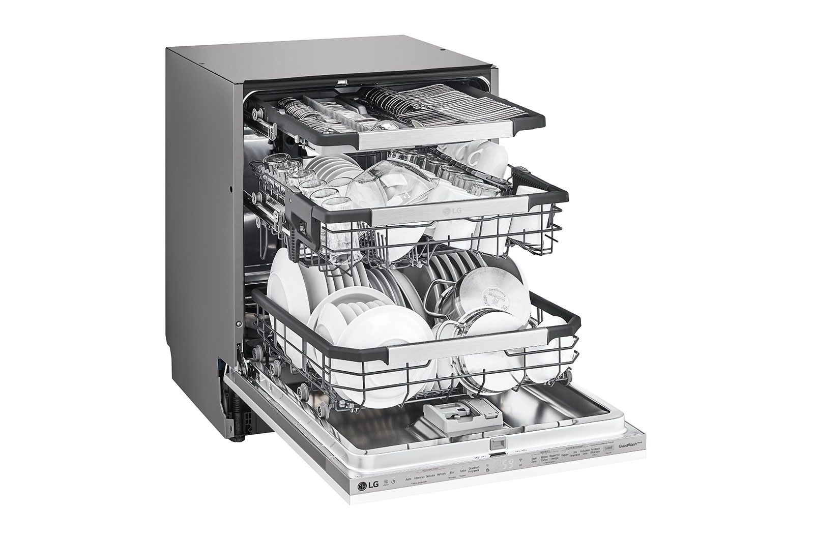 LG 60cm QuadWash? Integrated Dishwasher TrueSteam? , DB425TXS