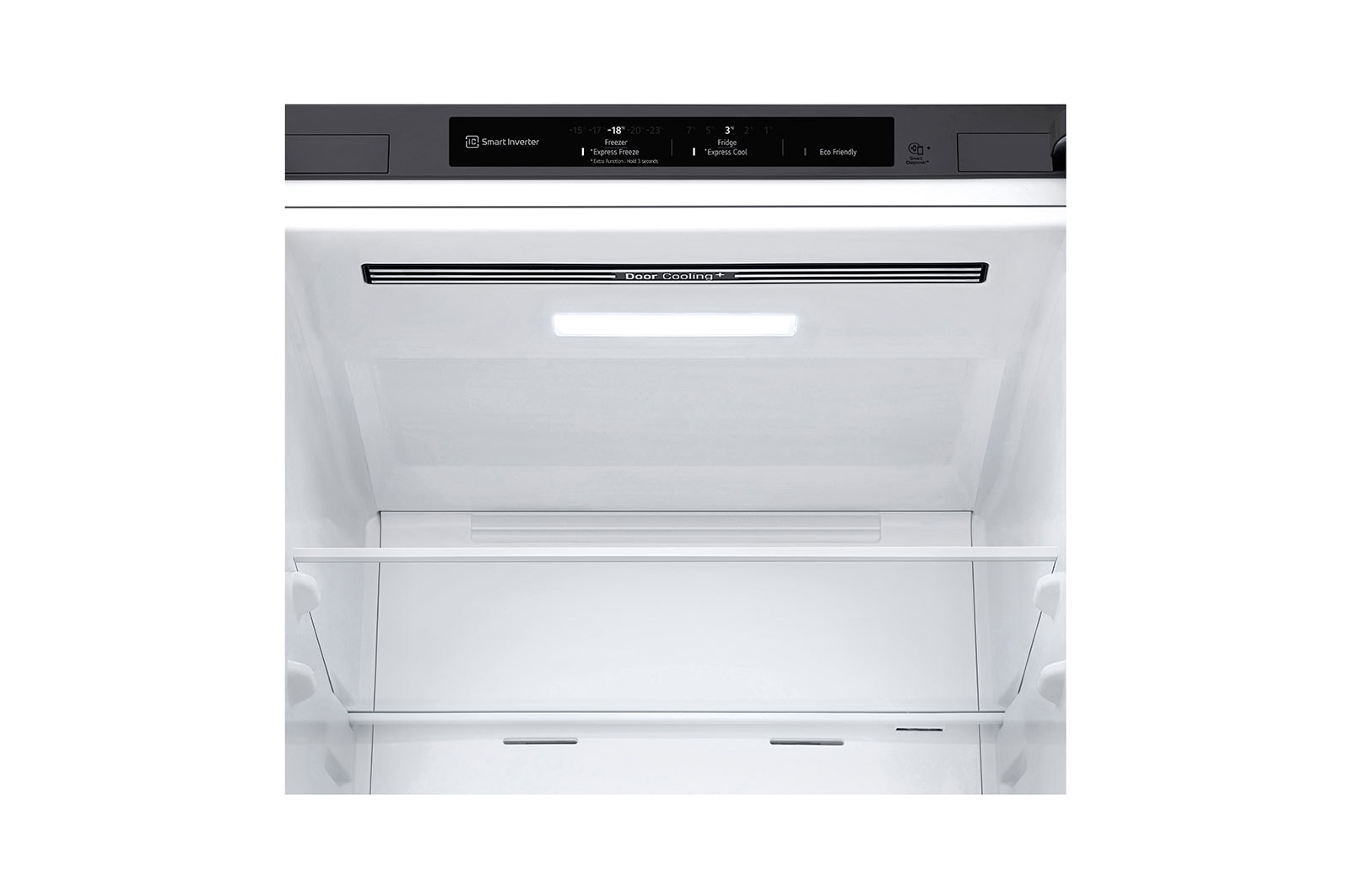 LG 341L Tall Fridge Freezer Total No Frost, Dark Graphite, GBB61DSJEN