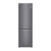 LG 341L Tall Fridge Freezer Total No Frost, Dark Graphite, GBB61DSJEN