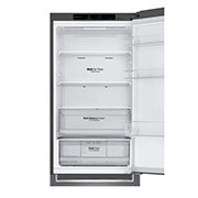 LG 341L Tall Fridge Freezer Total No Frost, Dark Graphite, GBB61DSJEN