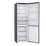 LG 341L Tall Fridge Freezer Total No Frost, Dark Graphite, GBB61DSJEN
