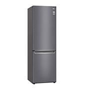 LG 341L Tall Fridge Freezer Total No Frost, Dark Graphite, GBB61DSJEN