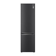 Front view of 384L Tall Fridge Freezer Matte Black - GBB72MCVBN