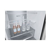 LG 384L Tall Fridge Freezer Matte Black Total No Frost, GBB72MCVBN