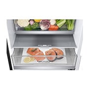 LG 384L Tall Fridge Freezer Total No Frost, Matte Black, GBB92MCABP