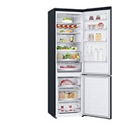 LG 384L Tall Fridge Freezer Total No Frost, Matte Black, GBB92MCABP