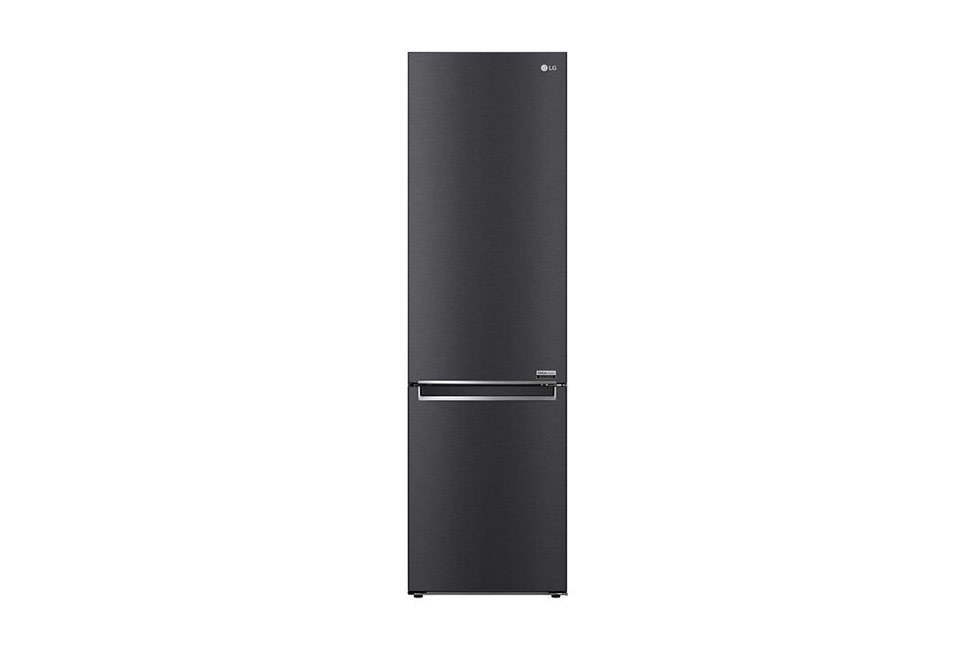LG 384L Tall Fridge Freezer Total No Frost, Matte Black, GBB92MCBAP