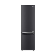 Front view of 384L Tall Fridge Freezer Matte Black Total No Frost(GBB92MCBAP)