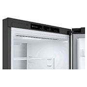 LG 384L Tall Fridge Freezer Shiny Steel Total No Frost, GBD62PZYFN