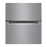 LG 384L Tall Fridge Freezer Shiny Steel Total No Frost, GBD62PZYFN