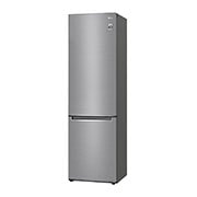 LG 384L Tall Fridge Freezer Shiny Steel Total No Frost, GBD62PZYFN
