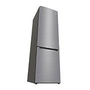 LG 384L Tall Fridge Freezer Shiny Steel Total No Frost, GBD62PZYFN