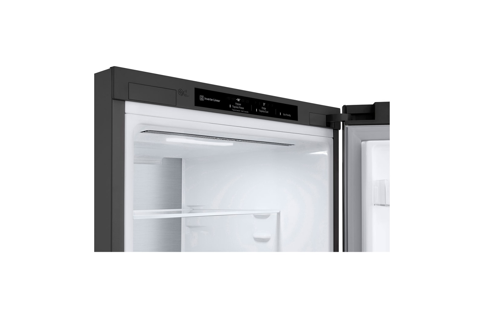 LG 384L Tall Fridge Freezer Shiny Steel Total No Frost, GBD62PZYFN