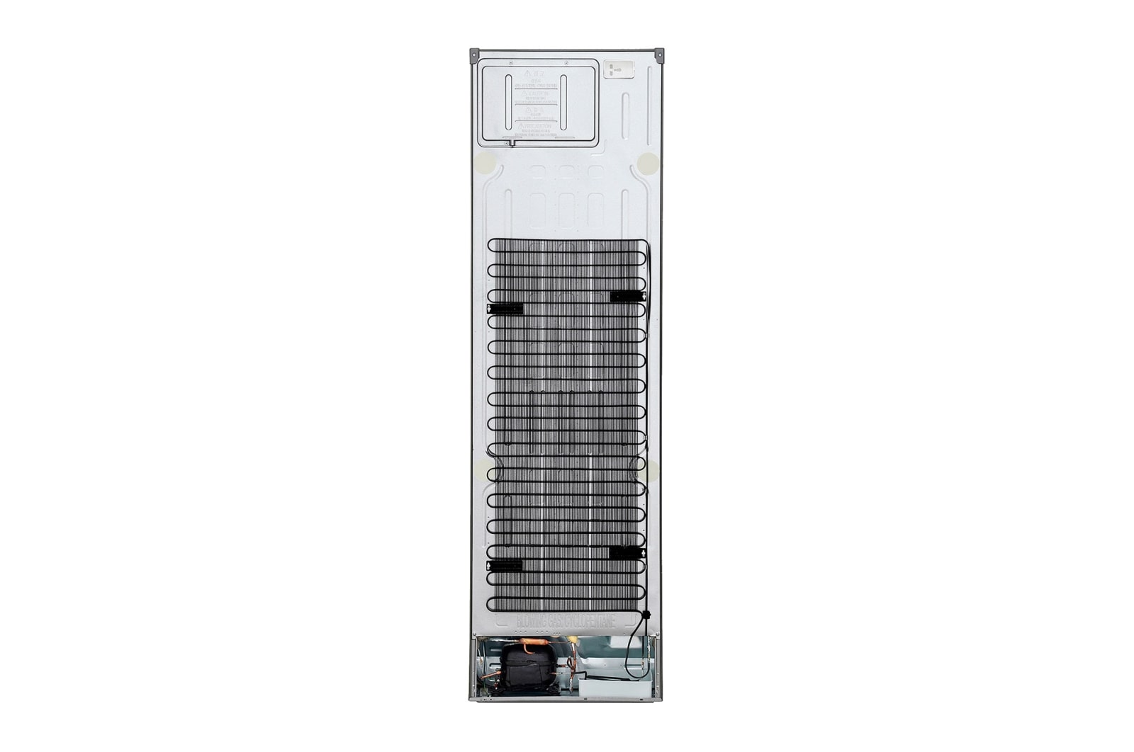LG 384L Tall Fridge Freezer Shiny Steel Total No Frost, GBD62PZYFN