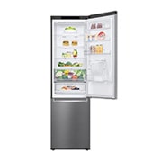 LG 383L Tall Fridge Freezer Water Dispenser, Shiny Steel, GBF62PZJMN
