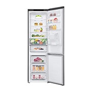 LG 383L Tall Fridge Freezer Water Dispenser, Shiny Steel, GBF62PZJMN