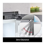 LG 383L Tall Fridge Freezer Water Dispenser, Shiny Steel, GBF62PZJMN