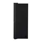 LG 508L InstaView? American Style Fridge Freezer Matte Black Total No Frost, GMX844MC6F