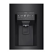 LG 508L InstaView? American Style Fridge Freezer Matte Black Total No Frost, GMX844MC6F