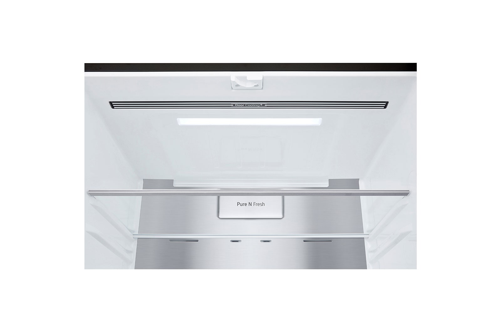 LG 508L InstaView? American Style Fridge Freezer Matte Black Total No Frost, GMX844MC6F
