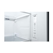LG 635L Water & Ice Dispenser American Fridge Freezer, Shiny Steel, GSLV70PZTF
