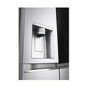 LG 635L InstaView? American Style Fridge Freezer Silver Total No Frost, GSXV90BSAE