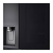 LG 635L InstaView? American Style Fridge Freezer Matte Black Total No Frost, GSXV90MCAE