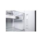 LG 635L InstaView? American Style Fridge Freezer Matte Black Total No Frost, GSXV90MCDE