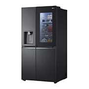 LG 635L InstaView? American Style Fridge Freezer Matte Black Total No Frost, GSXV90MCDE