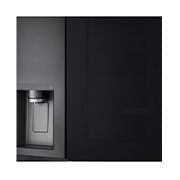 LG 635L InstaView? American Style Fridge Freezer Matte Black Total No Frost, GSXV90MCDE